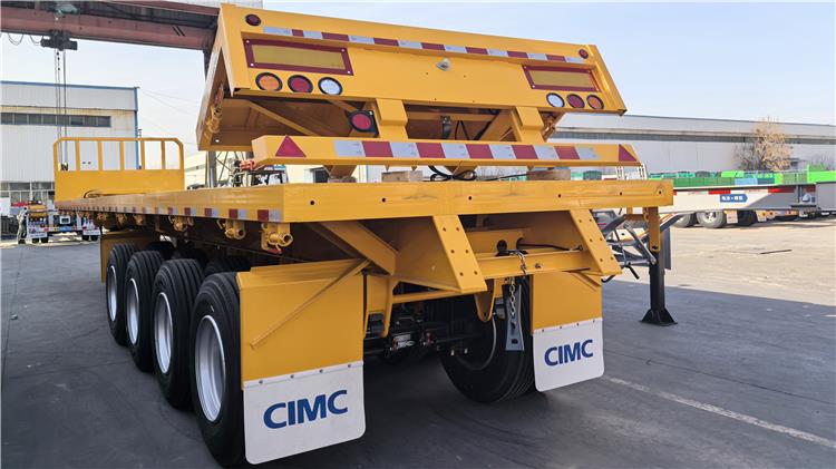 4 Axle Flatbed Semi Trailer for Sale In Ghana