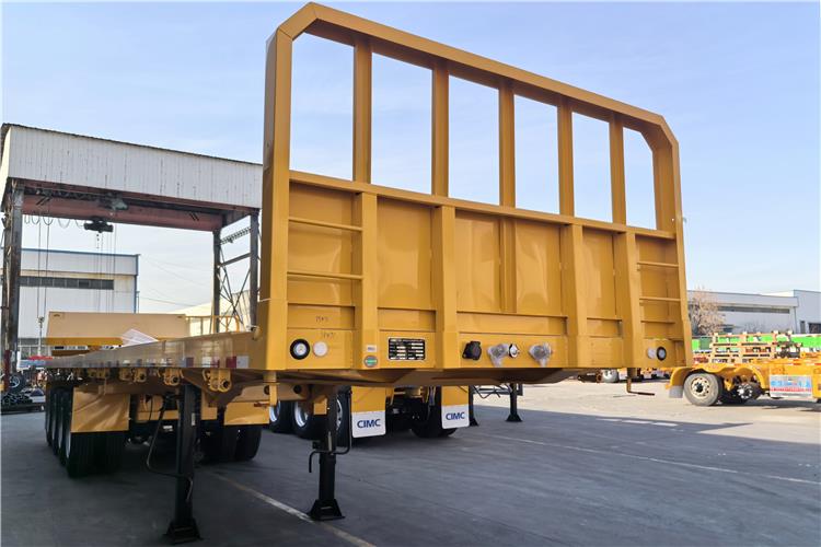 4 Axle Flatbed Semi Trailer for Sale In Ghana