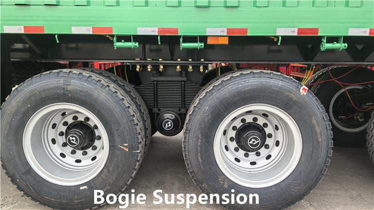 CIMC 4 Axle Fence Cargo Trailer with Bogie Suspension for Sale In Senegal