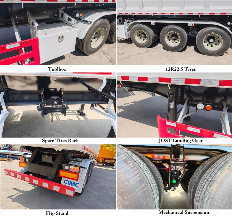 3 Axle 35CBM Semi Tipper Trailer for Sale In Kenya 