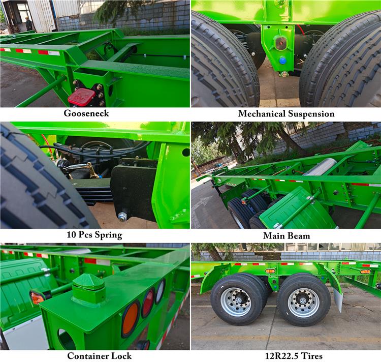 CIMC 40 ft Gooseneck Container Trailer for Sale In Guam