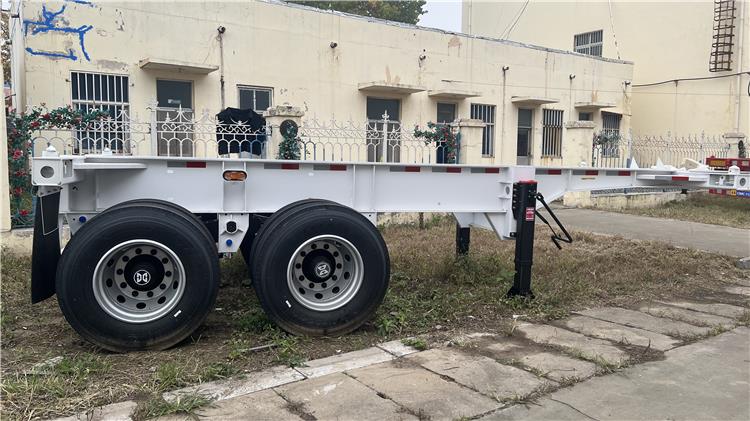 2 Axle 20ft Container Chassis Trailer for Sale In Guma