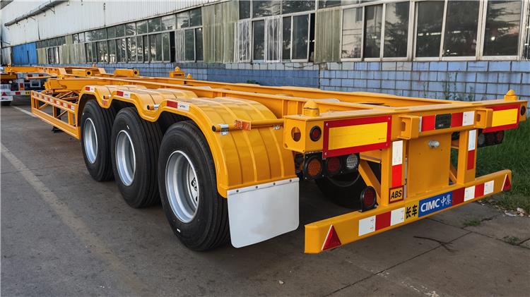 CIMC 3 Axle 40ft Skeletal Trailer for Sale for Guam