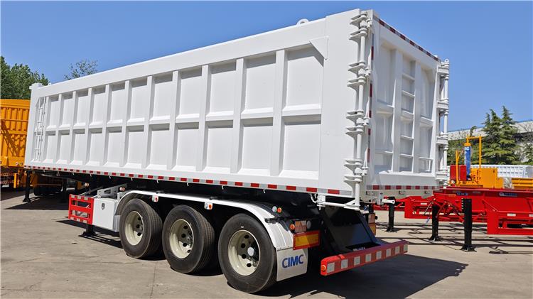 CIMC 60 Ton Semi Tipper Trailer Price for Sale In Senegal