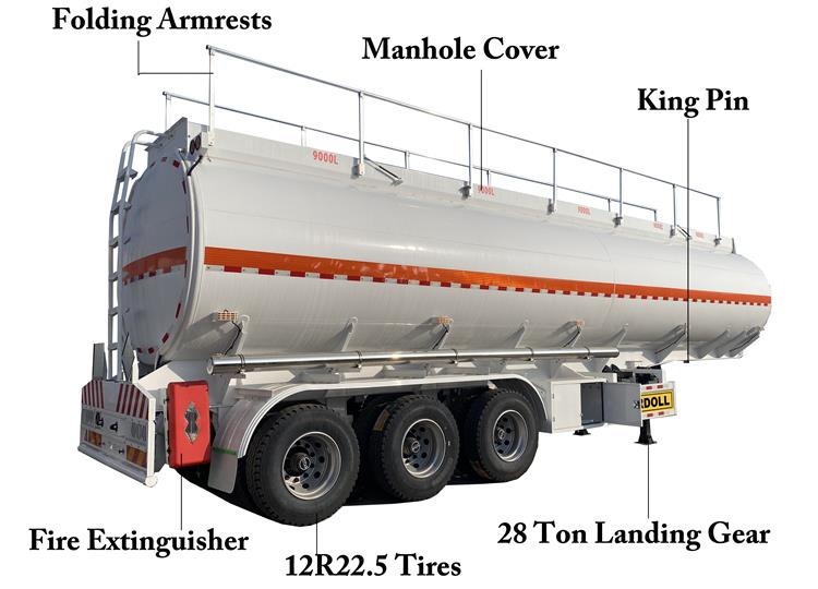 Superdoll Fuel Tanker Trailer Manufacturer Co Ltd for Sale In Tanzania