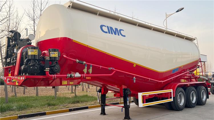 CIMC Bulk Cement Tanker Trailer for Sale In Dominican
