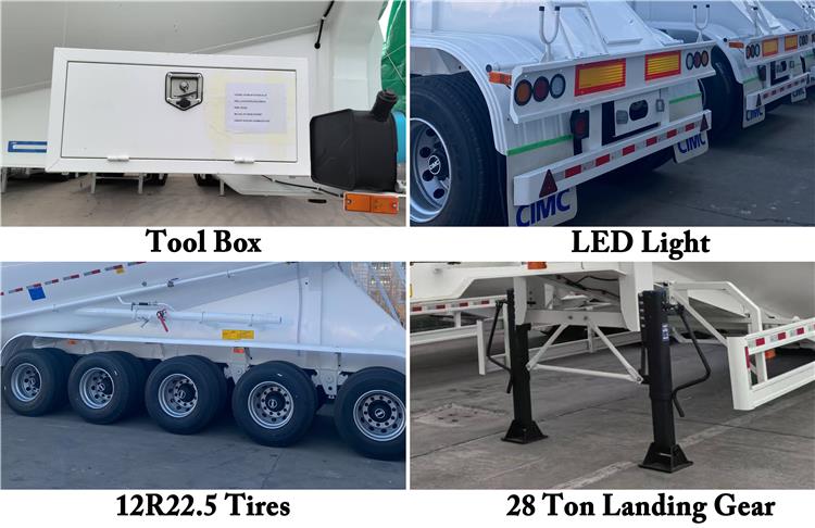 5 Axle Pneumatic Tanker Trailers For Sale In United Arab Emirates