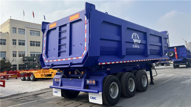 CIMC Tri Axle 60 Ton Tipper Semi Trailer for Sale In Tanzania
