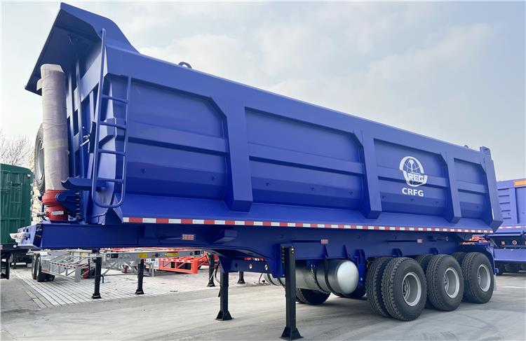 CIMC Tri Axle 60 Ton Tipper Semi Trailer for Sale In Tanzania