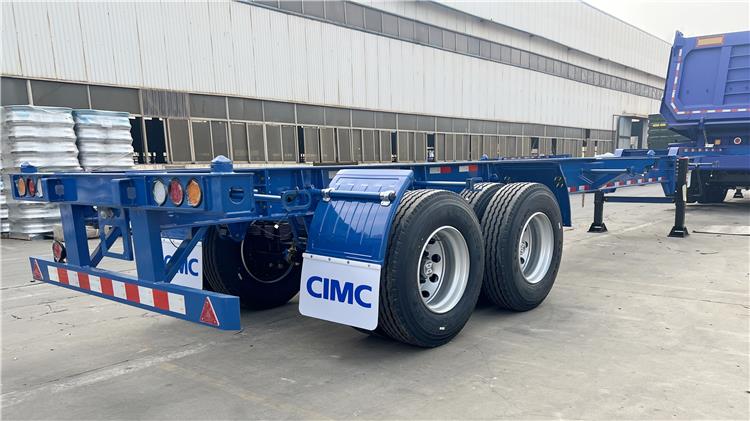 2 Axle 40ft Container Chassis Trailer for Sale In Venezuela