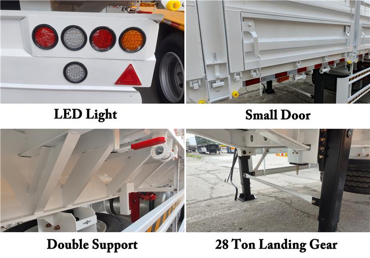 CIMC 3 Axle 60 Ton Grain Trailer for Sale In Zimbabwe