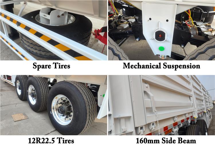 CIMC 3 Axle 60 Ton Grain Trailer for Sale In Zimbabwe
