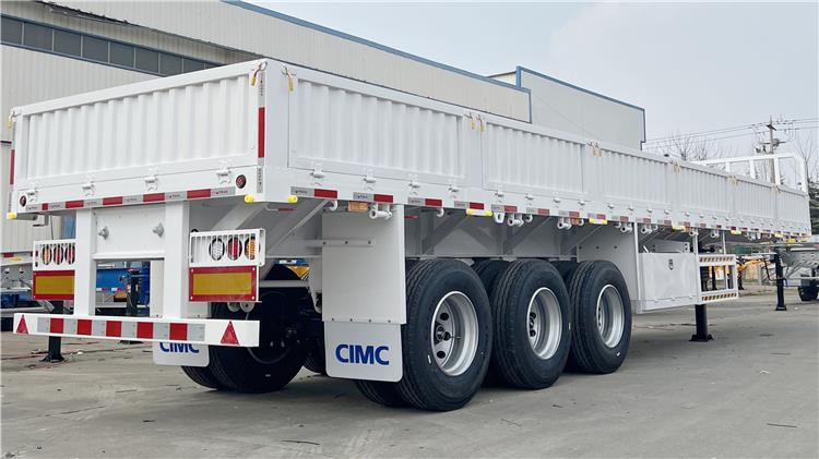 CIMC Tri Axle 60 Ton Side Wall Trailer for Sale In Zambia