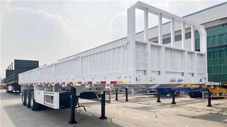 CIMC Tri Axle 60 Ton Side Wall Trailer for Sale In Zambia