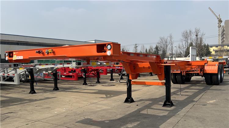 CIMC 2 Axle 40ft Container Chassis Trailer for Sale In Bolivia