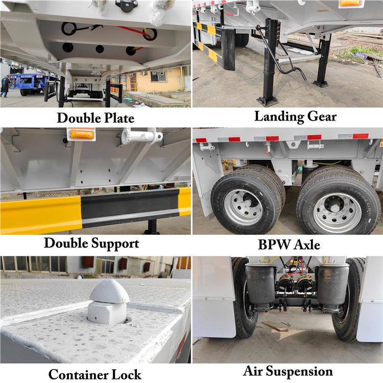 CIMC 2 Axle Flatbed Trailer for Sale In Jamaica