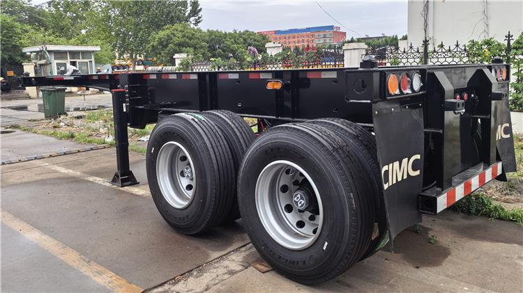 CIMC 2 Axle 20ft Container Chassis for Sale In Zambia