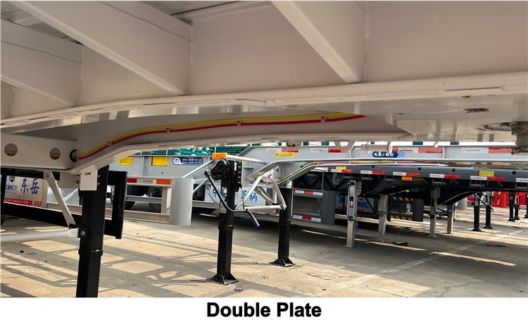 CIMC 2 Axle Flatbed Semi Trailer for Sale In Ghana
