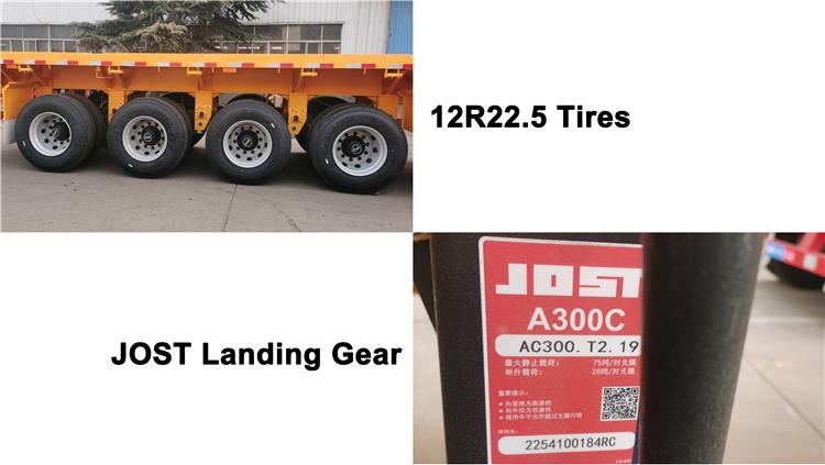CIMC 4 Axle Flatbed Trailer Price for Sale Near Me In Ghana