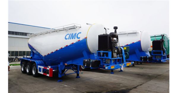 Composition structure of powder tanker trailer