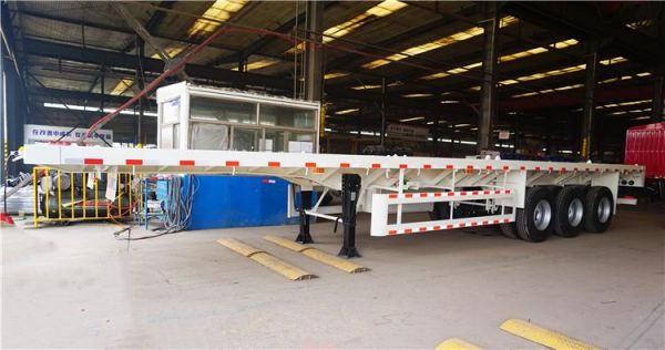 Tri Axle 40ft Shipping Container Trailer for Sale in Mozambique