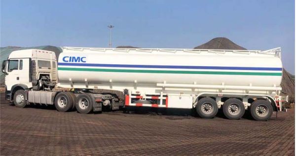CIMC 3 Axle Fuel Tanker Trailer will be sent to Africa