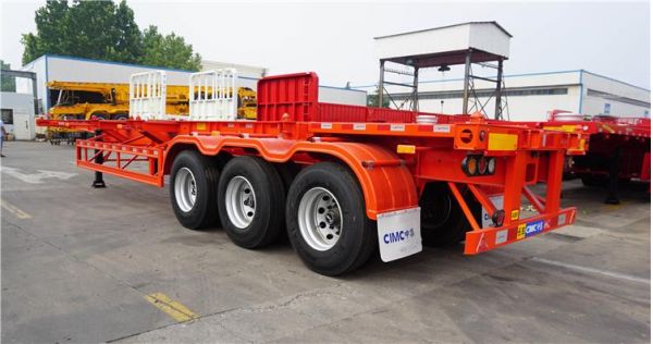 Different types of Container Trailer - CIMC Container Skeleton Trailer for Sale in Mauritania