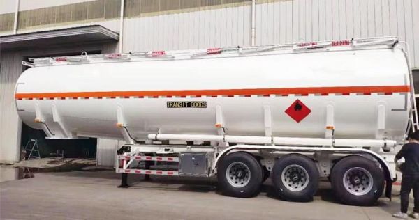 CIMC 45000 Liters Fuel Tanker Trailer will be sent to Ghana