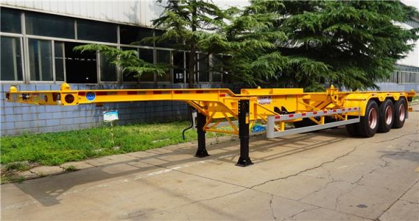 CIMC 3 Axle 40ft Skeleton Semi Trailer for Sale Senegal