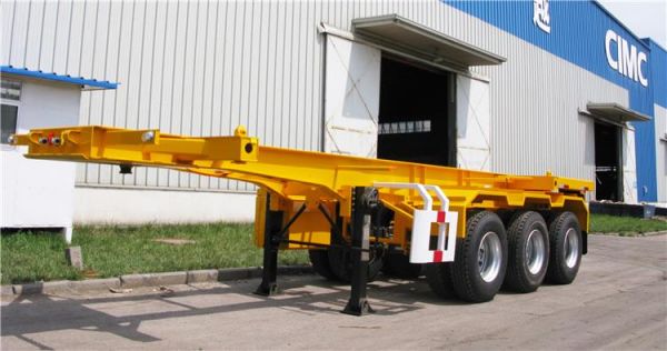 CIMC 20 foot container chassis for sale in Zambia