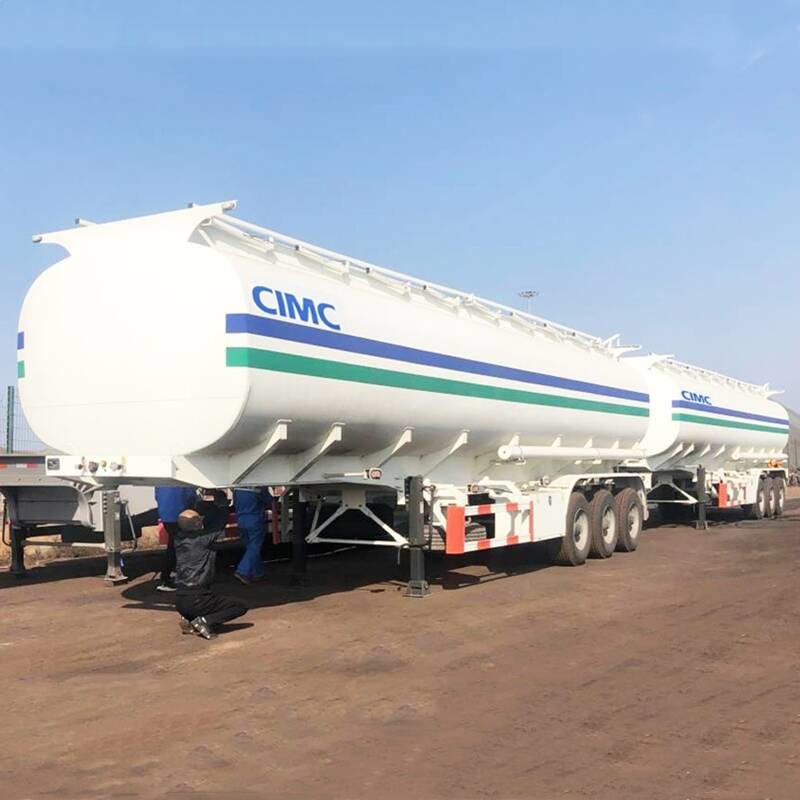 CIMC Tri Axle Fuel Tanker Trailer for Sale in Zambia