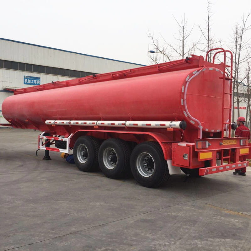 3 Axle 33000 Liters Fuel Tanker Semi Trailer Price - CIMC Trailers