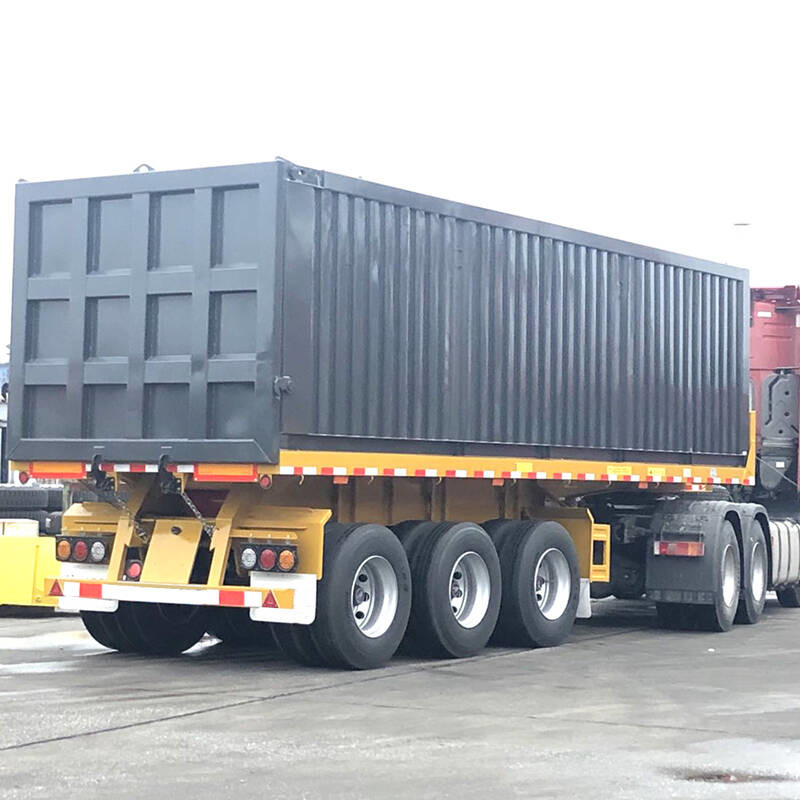 20 40Ft Container Tipper Dump Trailer For Sale-CIMC Manufacturer