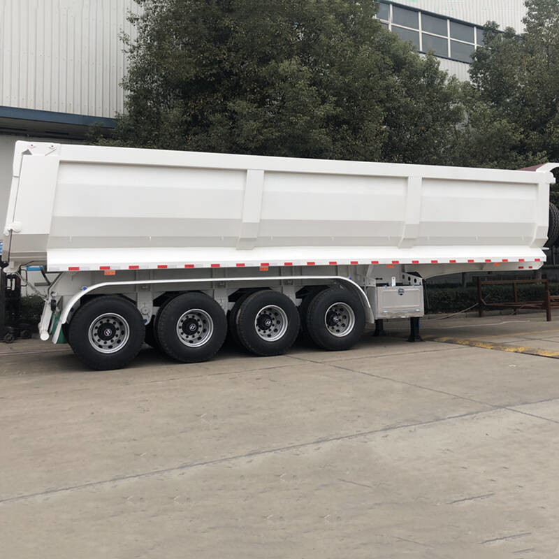 80T Heavy Duty Hydraulic Dump Tipper Trailer for Sale-CIMC Trailer