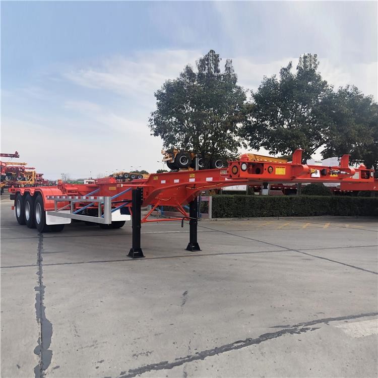 12m 40ft Multi Function Skeleton Semi Trailer for Sale-CIMC Trailers