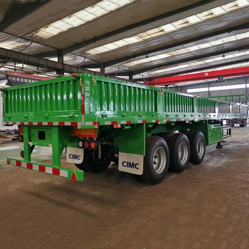 3 Axle 50T Cargo Trailer With Sidewall For Sale-CIMC Trailer