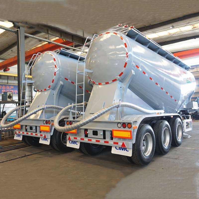 CIMC 3 Axle Silo Bulk Cement Tanker Trailer