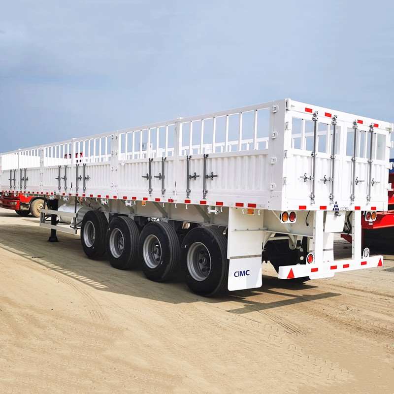 CIMC 4 Axle Fence Truck Trailer