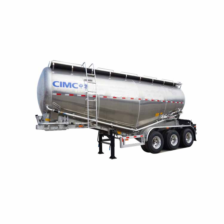 Tri Axle Aluminium Alloy Cement Trailer