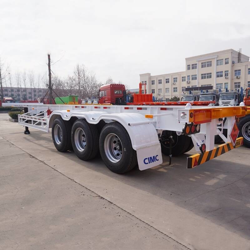  Agricultural Three Axle 40 Foot Skeleton Chassis Trailer