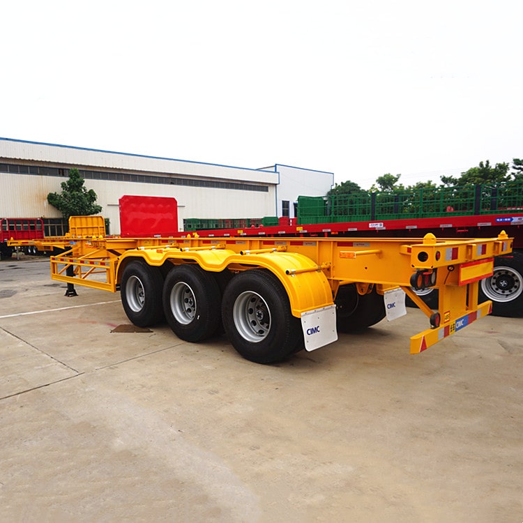 3 Axle 40ft Container Skeletal Trailer