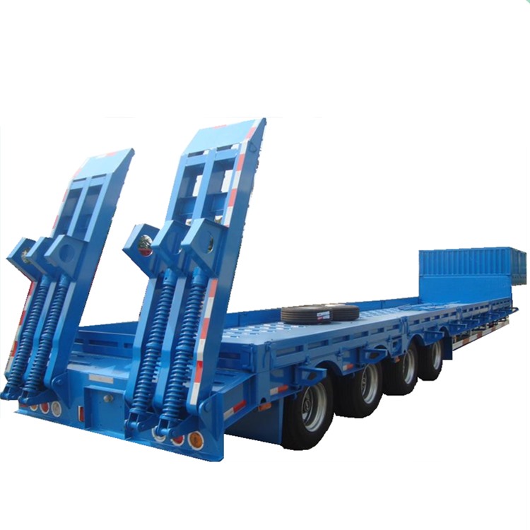 4 Axle 100T Lowbed Trailer for Sale