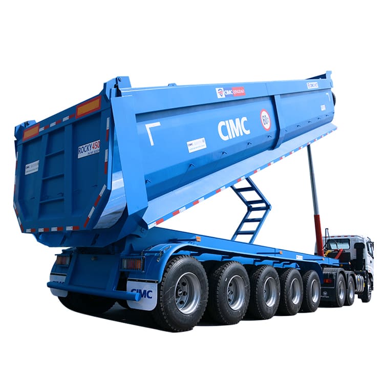 CIMC 5 Axle 80T End Tippers Semi Trailer