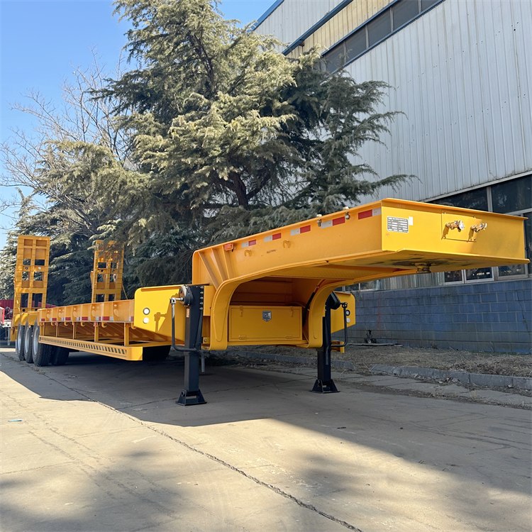 80 Ton Low Bed Trailer Truck