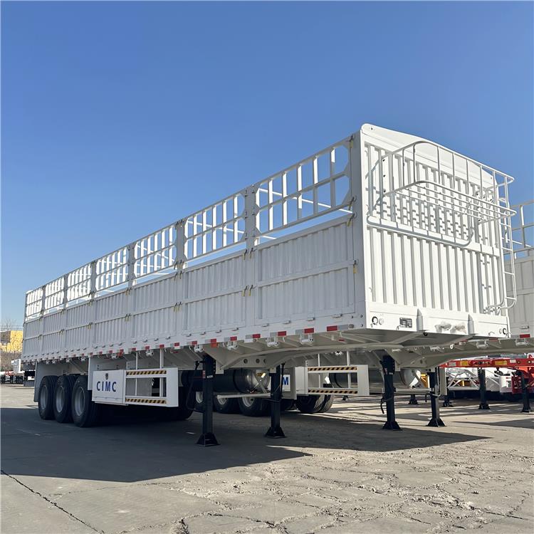 Tri Axle Stake Fence Cargo Semi Trailer
