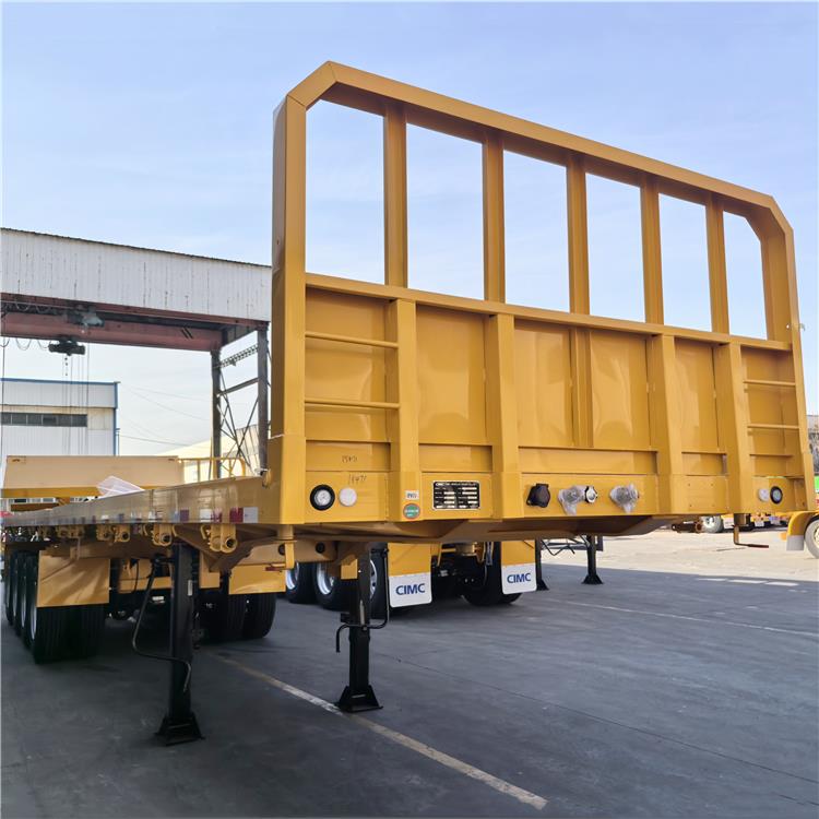 4 Axle Flatbed Semi Trailer