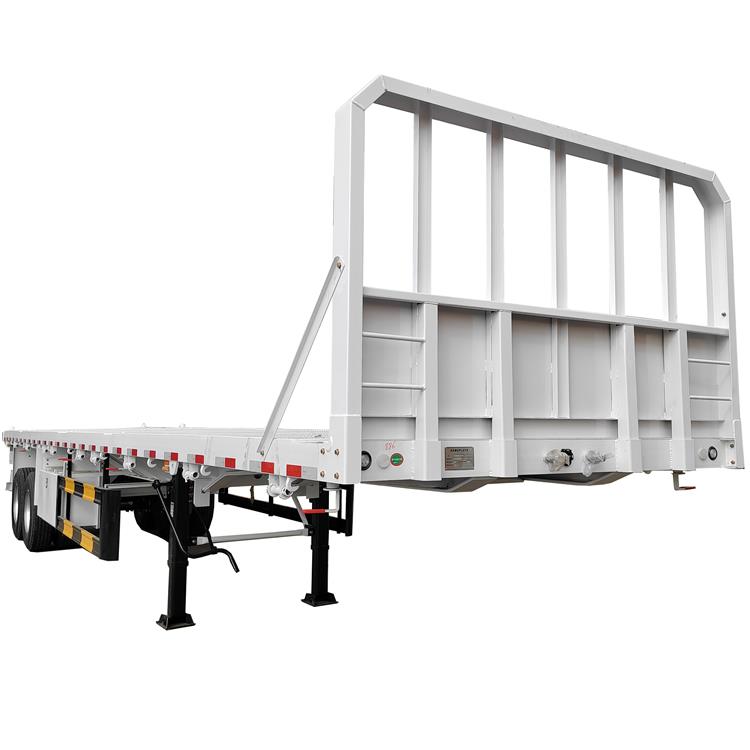 2 Axle Flatbed Semi Trailer