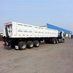 CIMC 40 cubic meter side dump semi trailer