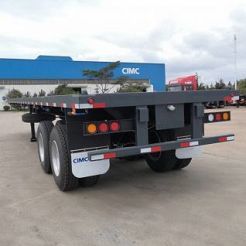 CIMC 2 Axle 40ft Container Semi Truck Flatbed Trailer