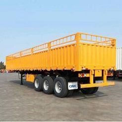 Tri Axle Multifunction Flatbed Semi Trailer With Stake-CIMC Manufacturer